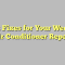 Quick Fixes for Your Weekend Air Conditioner Repair